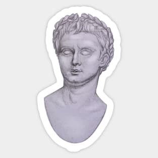 Julius Caesar Greek Roman statue pencil Sticker